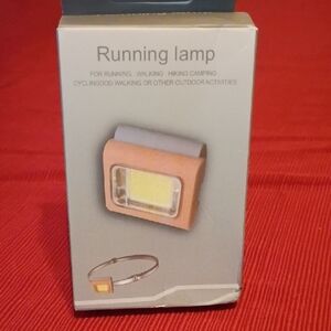 Running Headlamp With Clip LED with Adjustable Black & White Headband